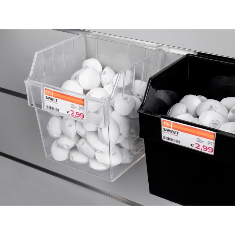 Pojemnik TOP wysoki 15x15x18cm krystaliczny