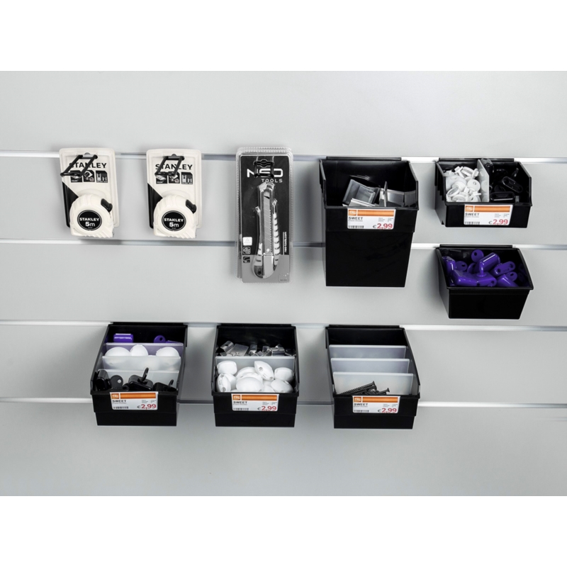 Pojemnik TOP wysoki 15x15x18cm krystaliczny