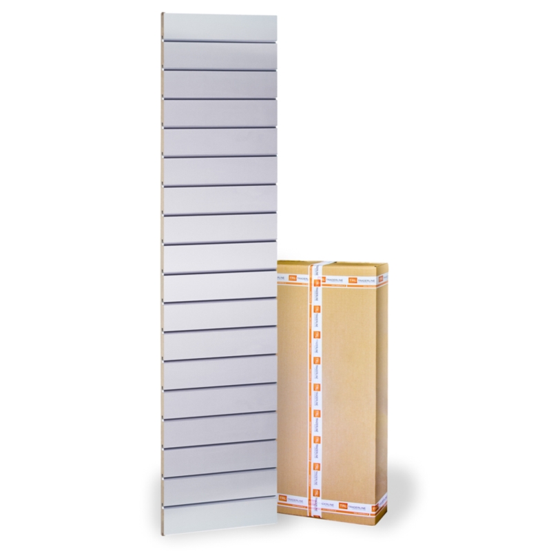 Panel Spacewall 100x180cm, Popiel, wsuwki co 10cm