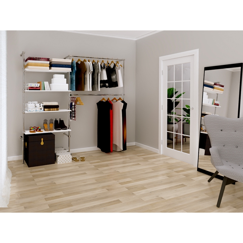 Wieszak do sklepu, garderoby, półki 80x30cm