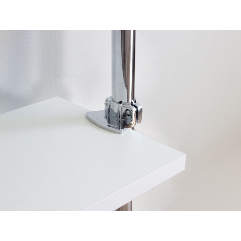 Wieszak sklepowy, do garderoby, z półkami 80cm