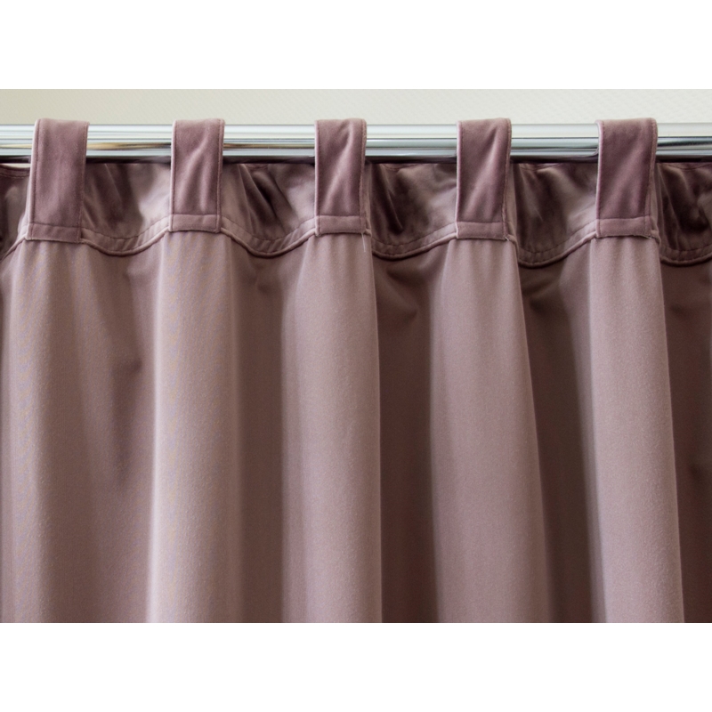 Kotara aksamit do przymierzalni wrzosowa 155x180cm