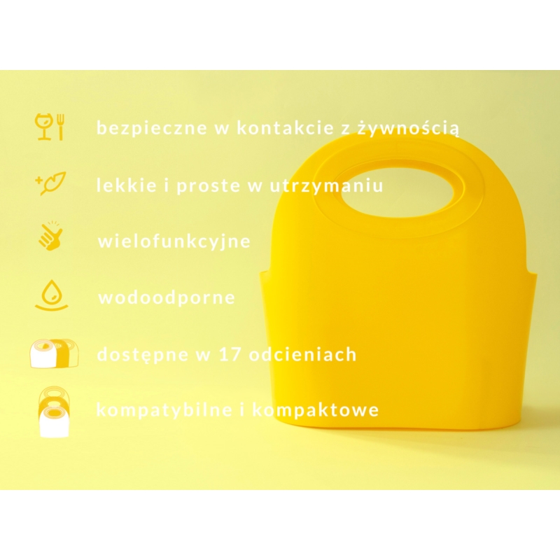 Koszyk na zakupy MAXI Flexibag 15L żółty