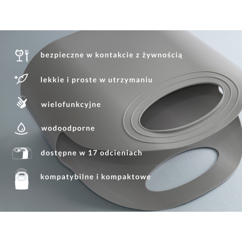 Koszyk na zakupy MAXI Flexibag 15L szary