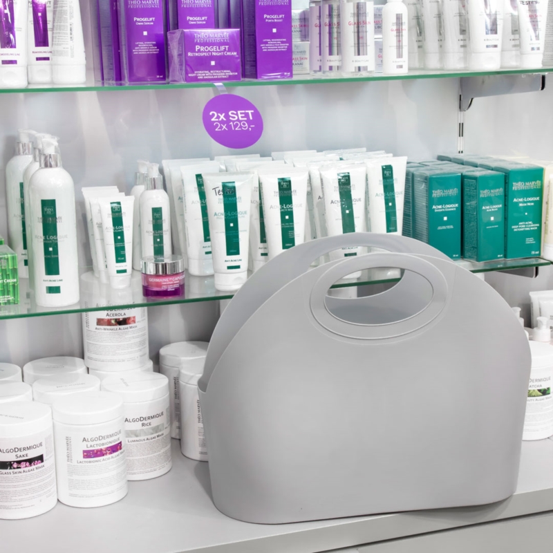 Koszyk na zakupy MAXI Flexibag 15L szary