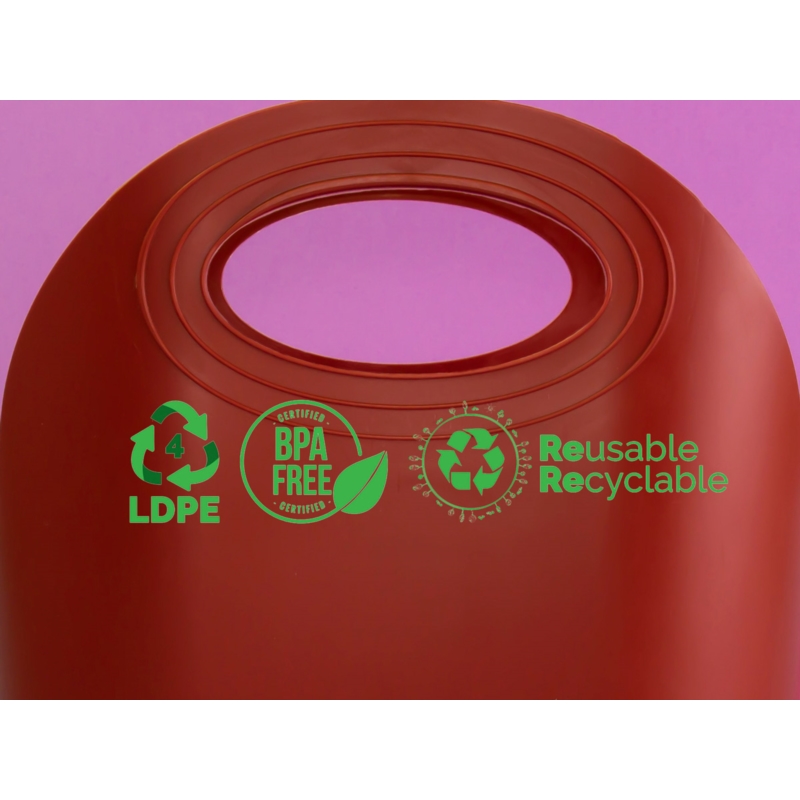 Koszyk na zakupy CLASSIC Flexibag 5,5L czerwony