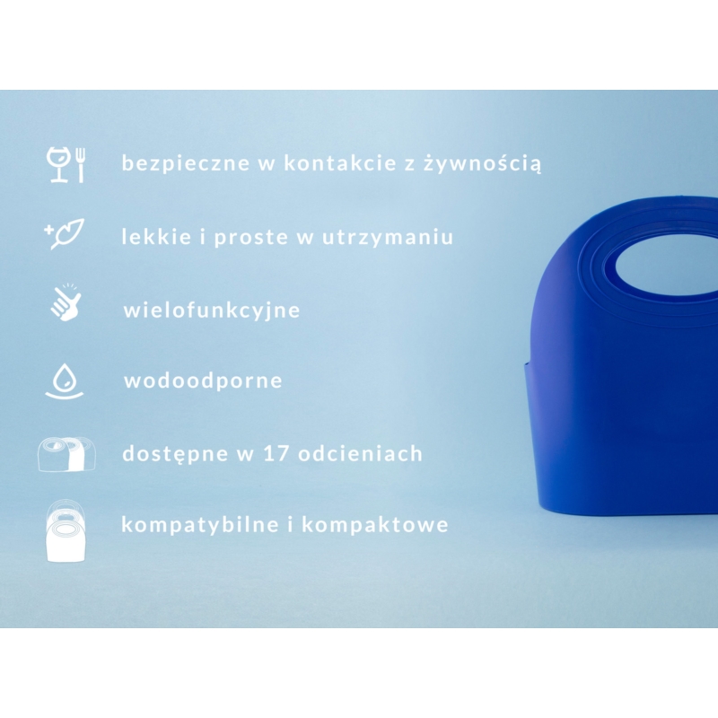 Koszyk sklepowy MINI Flexibag 4,5L granatowy