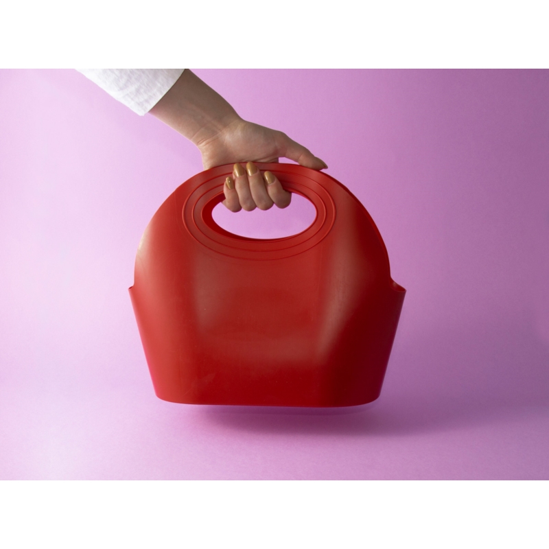 Koszyk sklepowy MINI Flexibag 4,5L czerwony