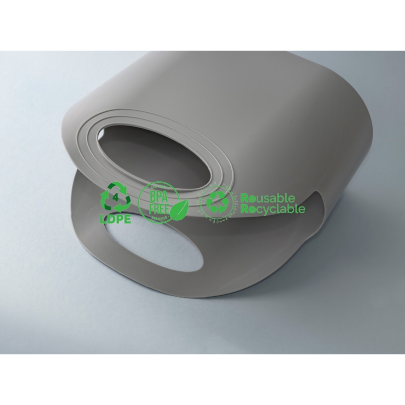 Koszyk sklepowy MINI Flexibag 4,5L srebrny