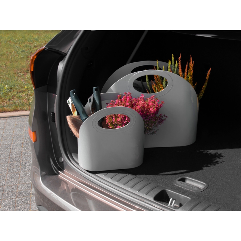 Koszyk sklepowy MINI Flexibag 4,5L srebrny