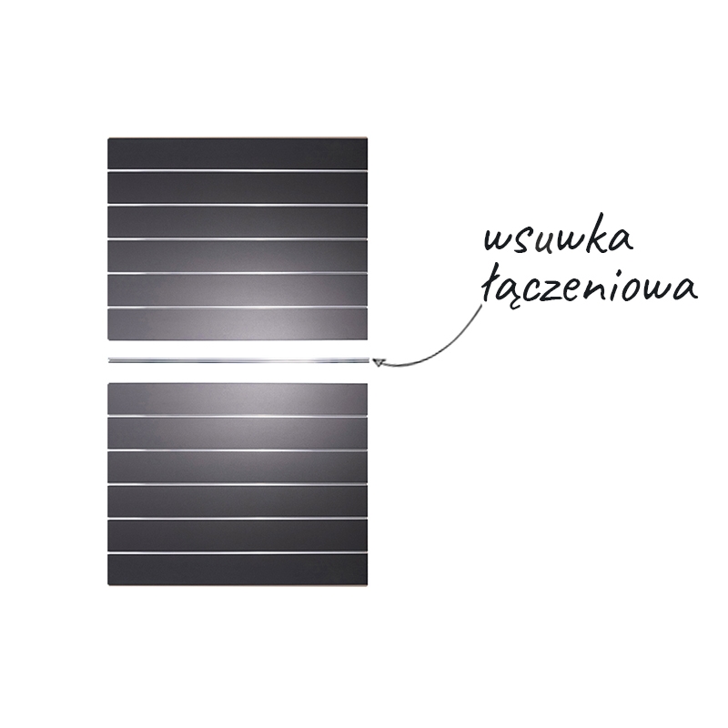 Panel Spacewall Grafit 180cm