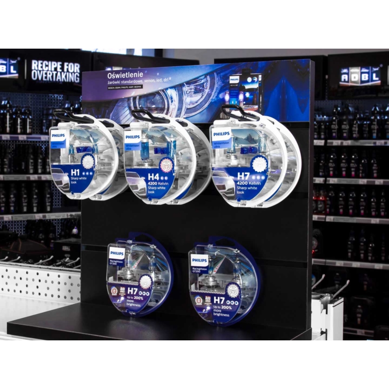 Ekspozytor, stojak antracyt, szerokość 30cm