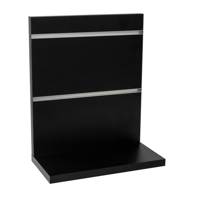 Ekspozytor stojak czarny szerokość 30cm Space Wall