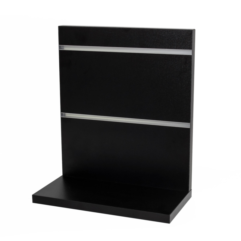 Ekspozytor stojak czarny szerokość 30cm Space Wall