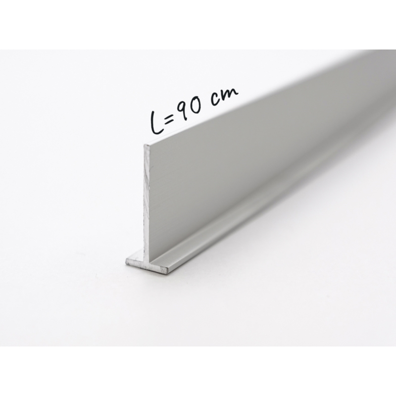 Aluminiowy, pionowy łącznik do paneli Spacewall