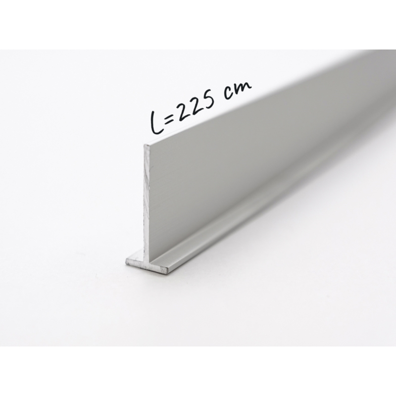 Aluminiowy, pionowy łącznik do paneli Spacewall