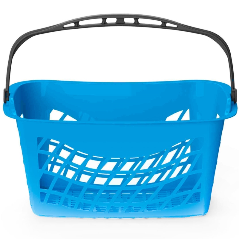 EURO BASKET koszyk sklepowy 26L niebieski