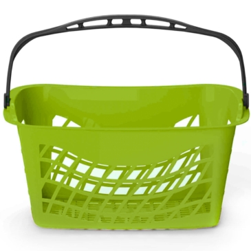 EURO BASKET koszyk sklepowy 26L groszek