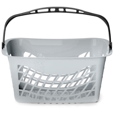 EURO BASKET koszyk sklepowy 26L srebrny