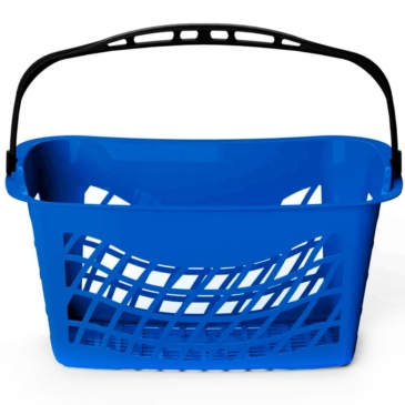 EURO BASKET koszyk sklepowy 26L granatowy