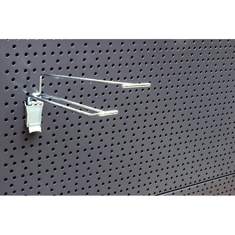 Haczyk na perforację, podwójny, wysięgnik i zamek