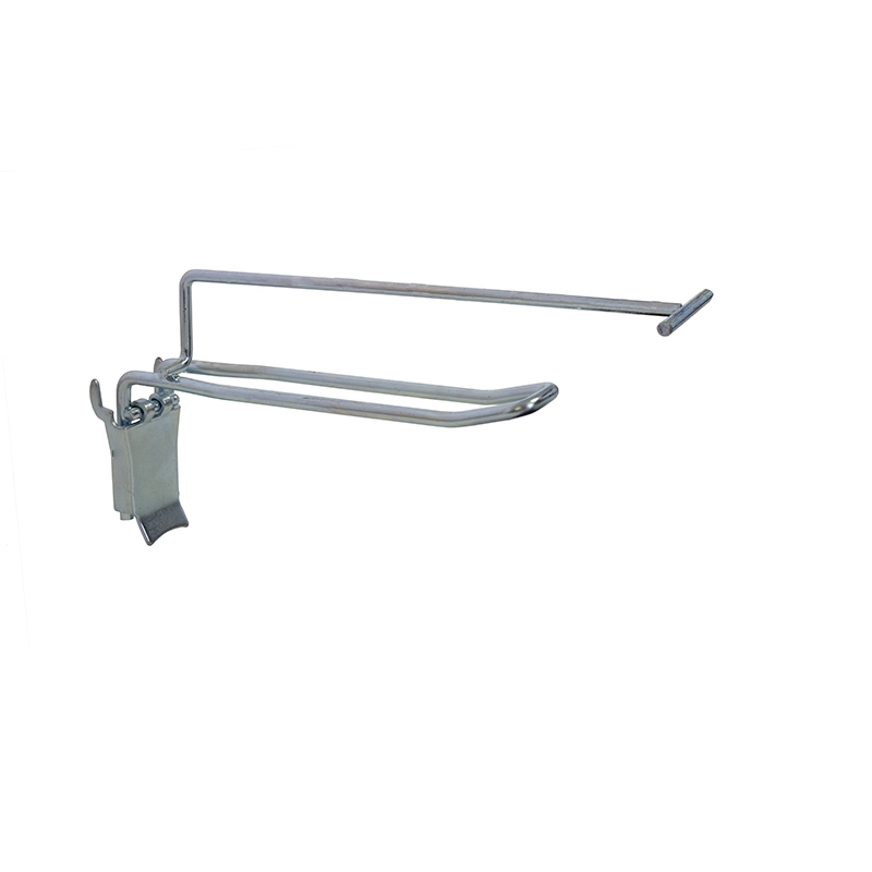 Haczyk na perforację, podwójny, wysięgnik i zamek