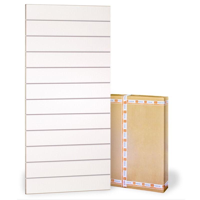 Panel Spacewall 100x180cm, Biały, wsuwki co 10 cm