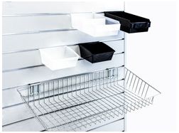 Kosze i pojemniki Slatwall